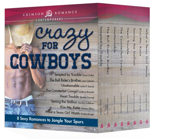 Eight Crimson Romance Novels Featuring Cowboys!